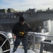 USS Bataan Snow day