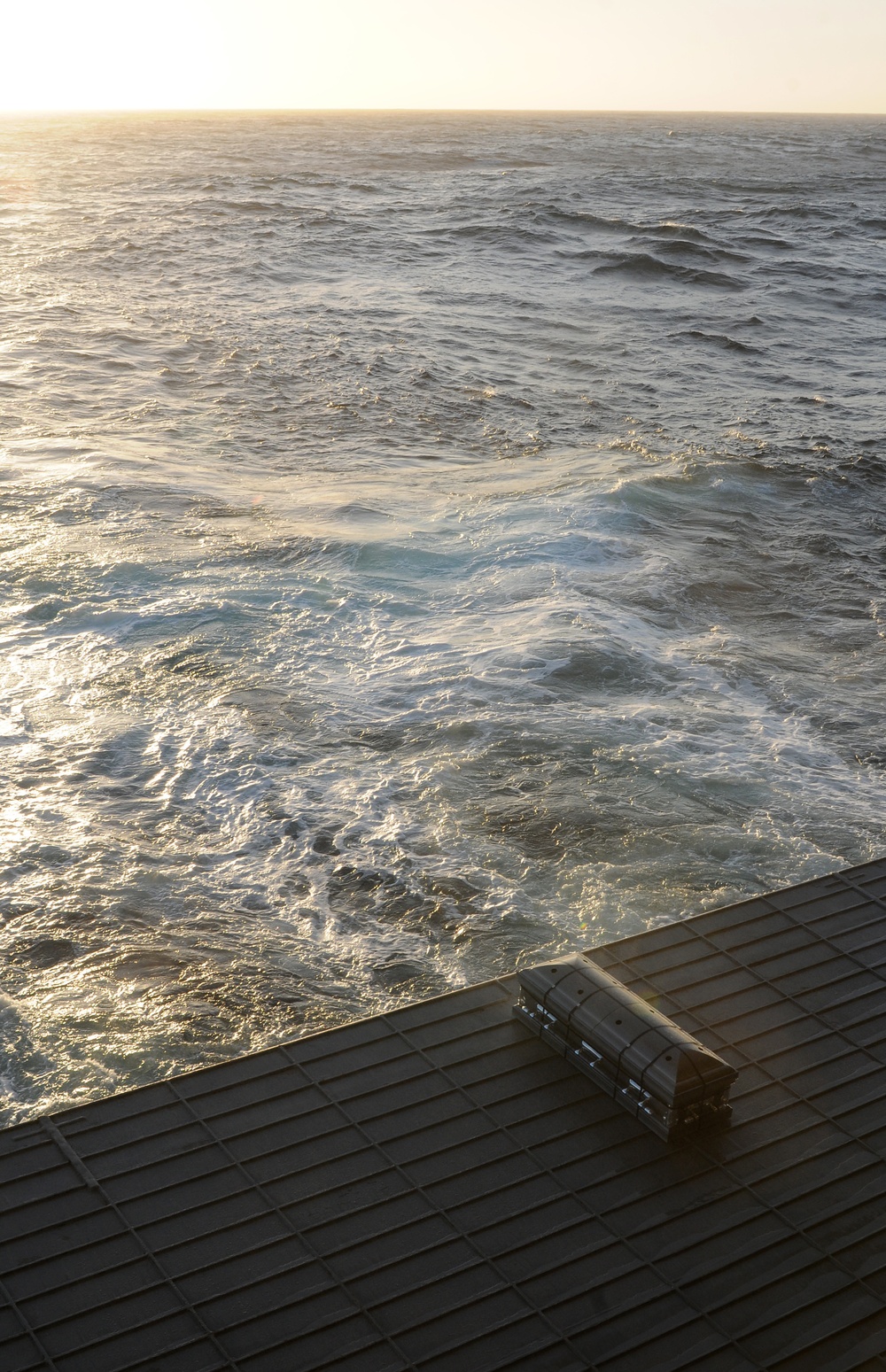 USS Makin Island Burial At Sea