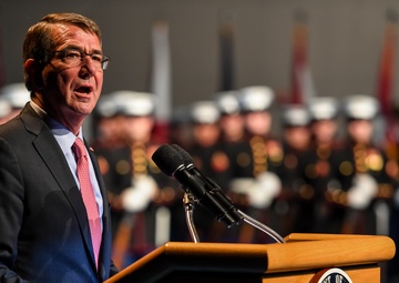 Secretary of Defense Ashton B. Carter Armed Forces Honor Farewell