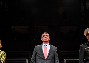 Secretary of Defense Ashton B. Carter Armed Forces Honor Farewell