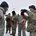 U.S. Army Forces Command CSM Joins Sustainment Soldiers for Snowshoe PT