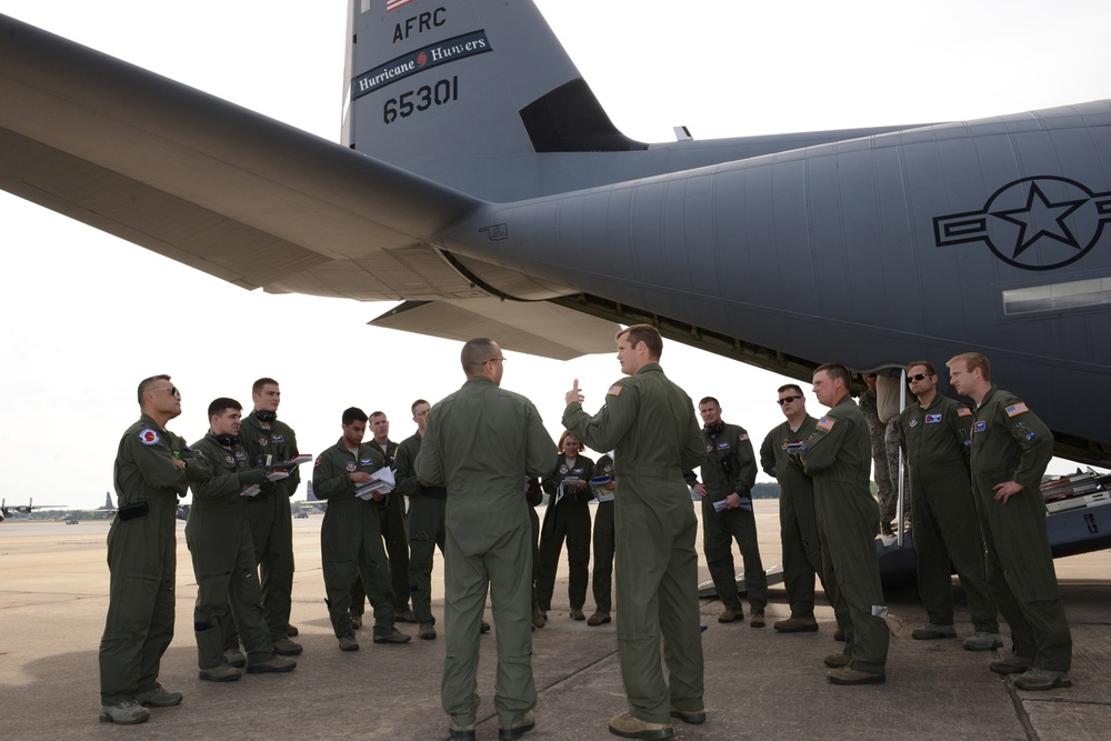 Hurricane Hunters Fly Aeromedical Evacuation Training Mission