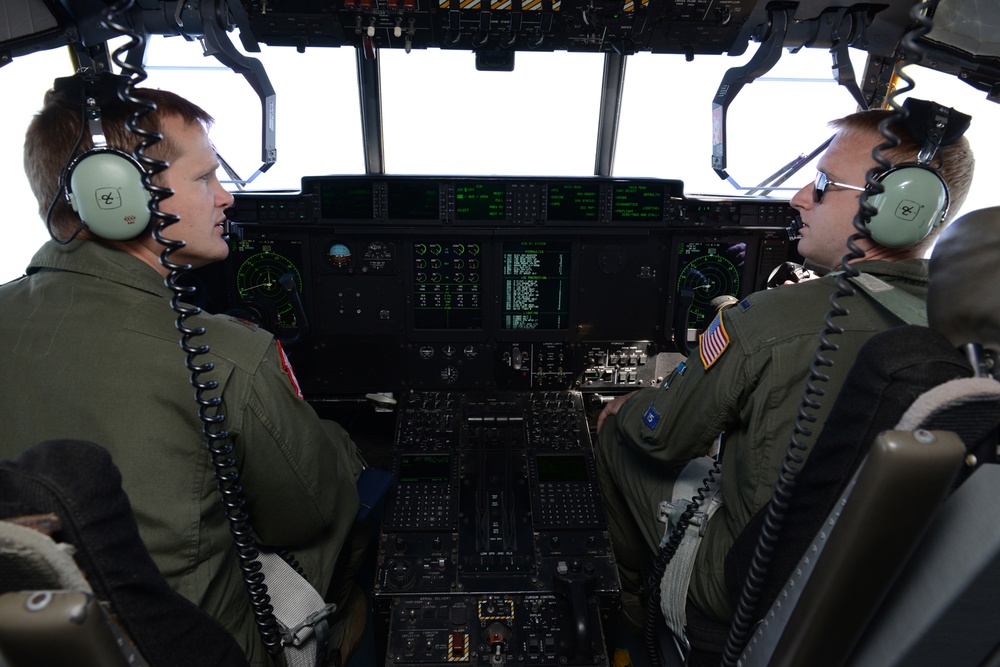 Hurricane Hunters Fly Aeromedical Evacuation Training Mission