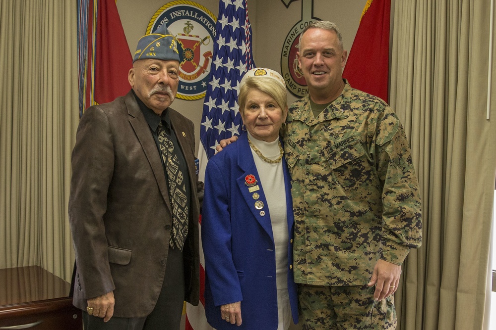 JWV photo with BGen Killea