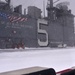 Snow Falls on USS Bataan (LHD 5)