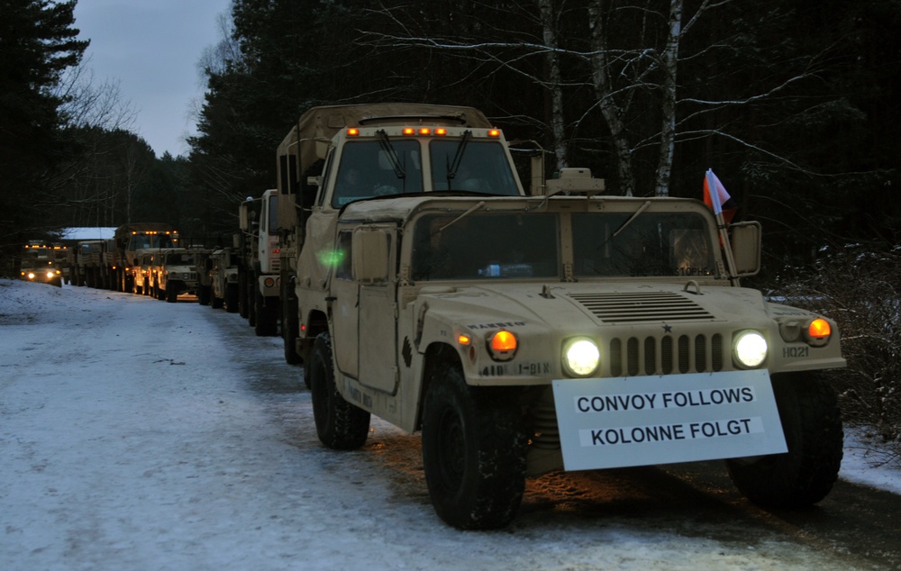 4th ID begins third day of convoy to Poland