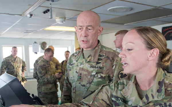 Lt. Gen. Luckey tours USAR boating capabilities