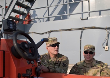 Lt. Gen. Luckey tours USAR boating capabilities