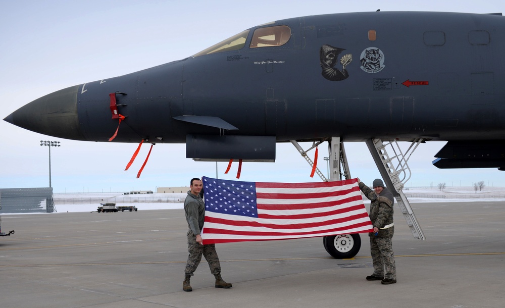 Old Glory travels from sea to shining sea