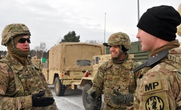 4th ID maintains security throughout convoy to Poland