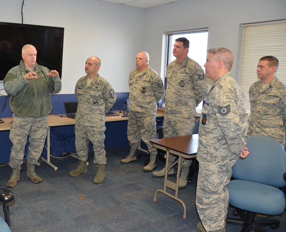 Air National Guard leadership visits Delaware Air National Guard Base