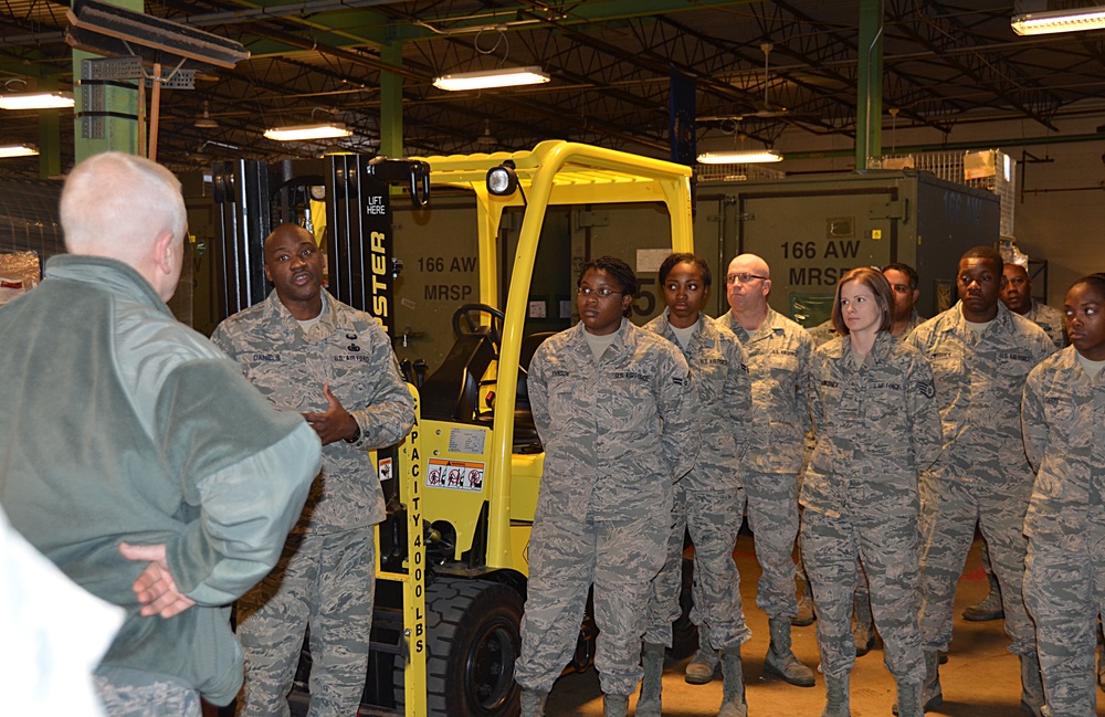 Air National Guard leaderhship visits Delaware Air National Guard Base