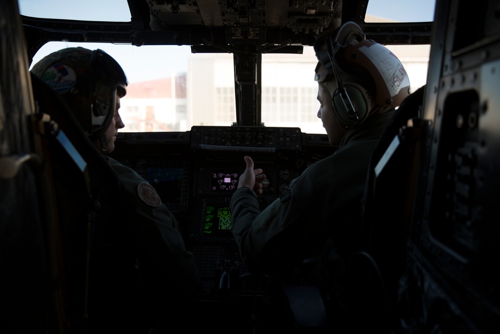 Keeping them ready: Marines perform routine maintenance on aircraft