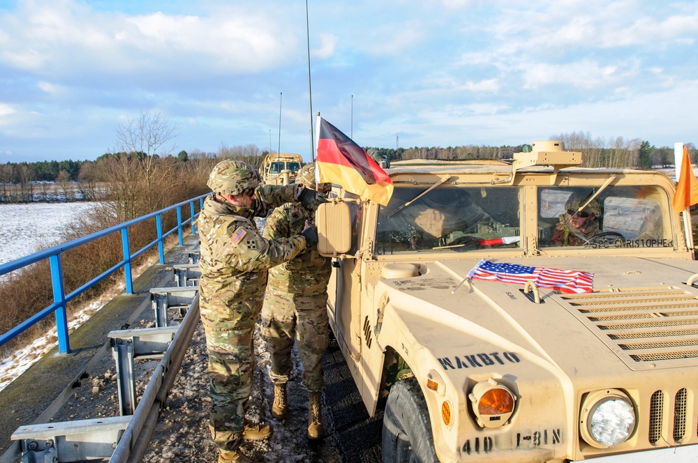 3rd ABCT, 4th ID, makes history crossing German and Polish border