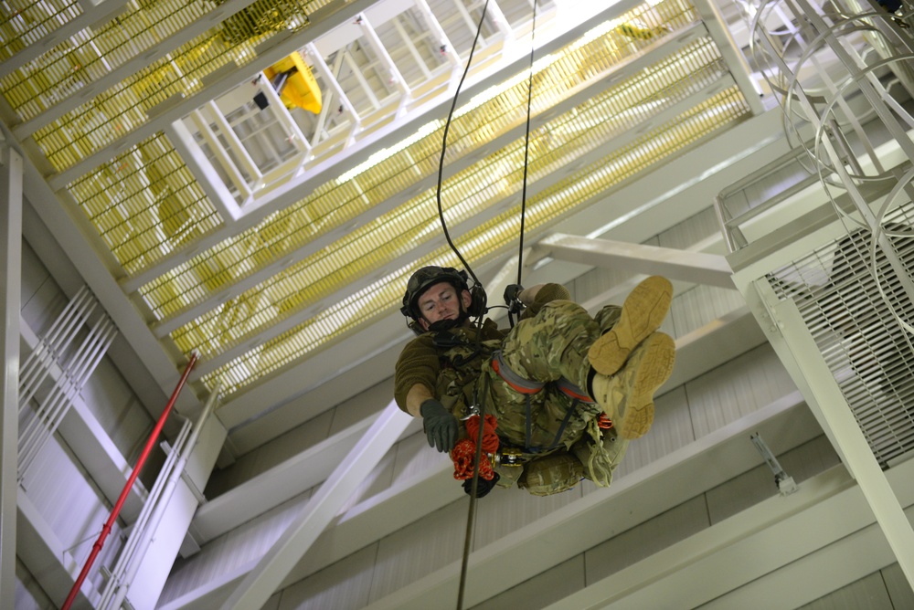 103rd Rescue Squadron Conducts Confined Space Rescue Training