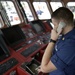 Coast Guardsman demonstrates electronics capabilities on Fast Response Cutter