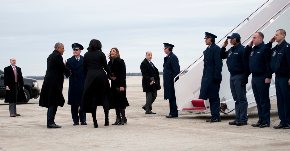 89th AW supports president’s farewell flight