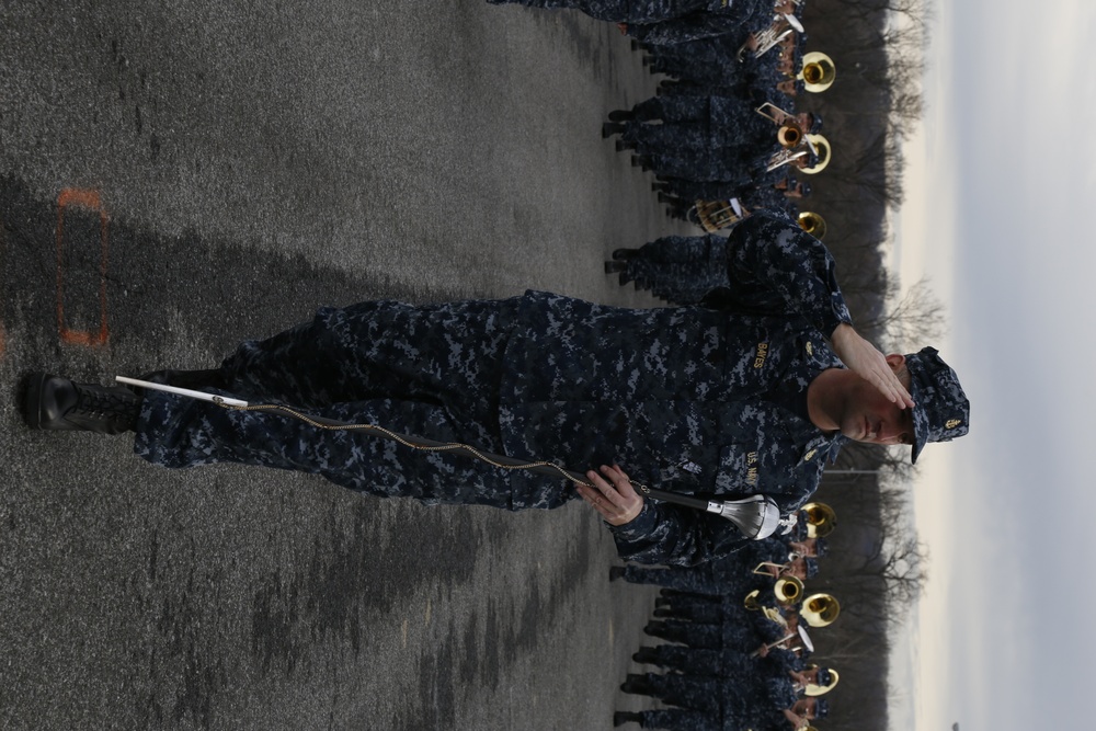 U.S. Navy Band Inaugural Parade Rehearsal