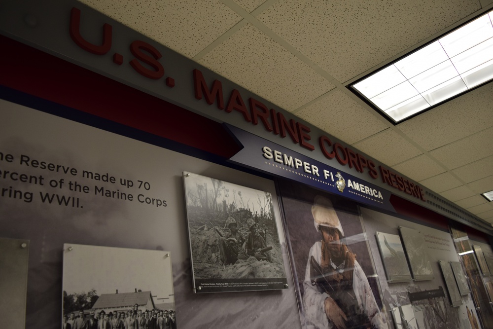 Marine Corps Reserve Centennial Exhibit Unveiled at Pentagon