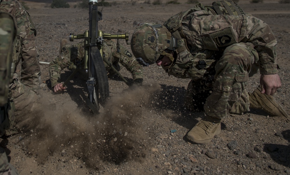 Soldiers train in Djibouti