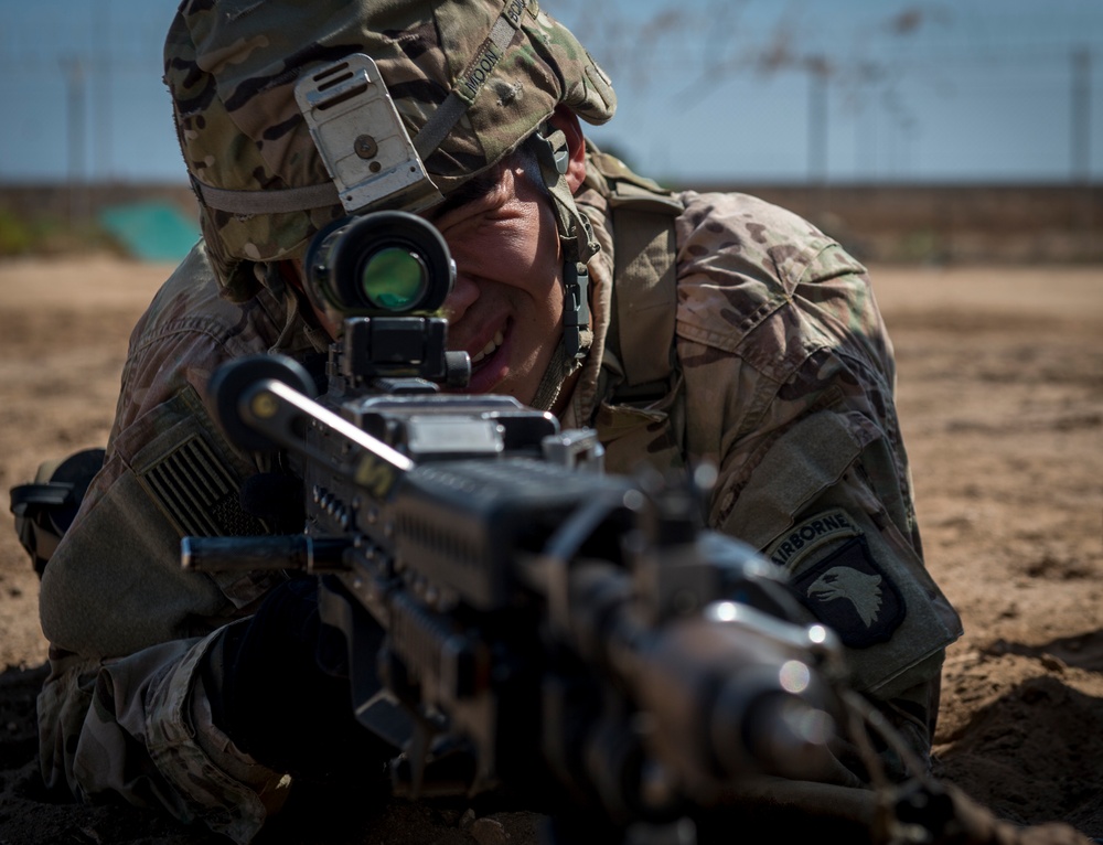 Soldiers train in Djibouti