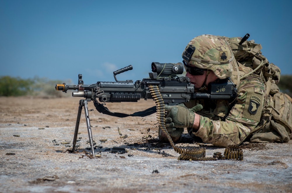 Soldiers train in Djibouti