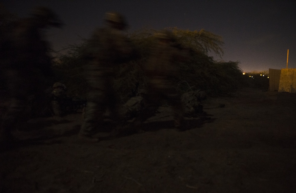Soldiers train in Djibouti