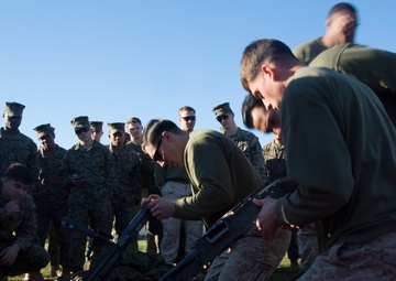 U.S. Marines build camaraderie through competition