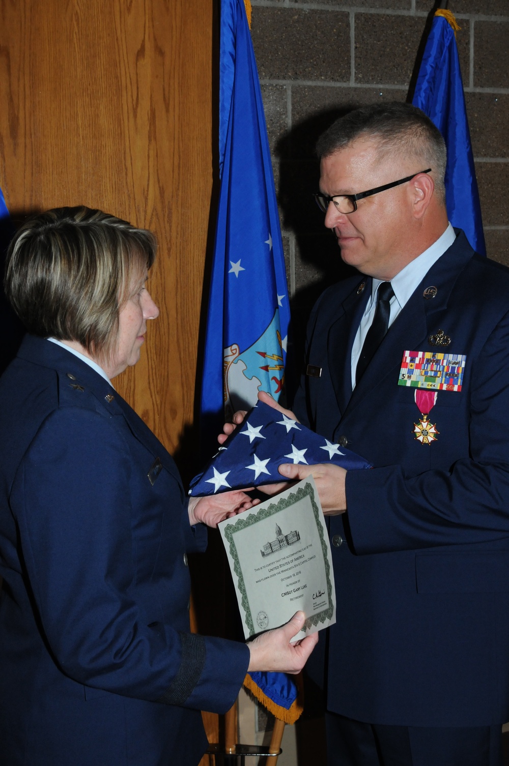 Minnesota Command Chief Master Sgt. Luke Retirement