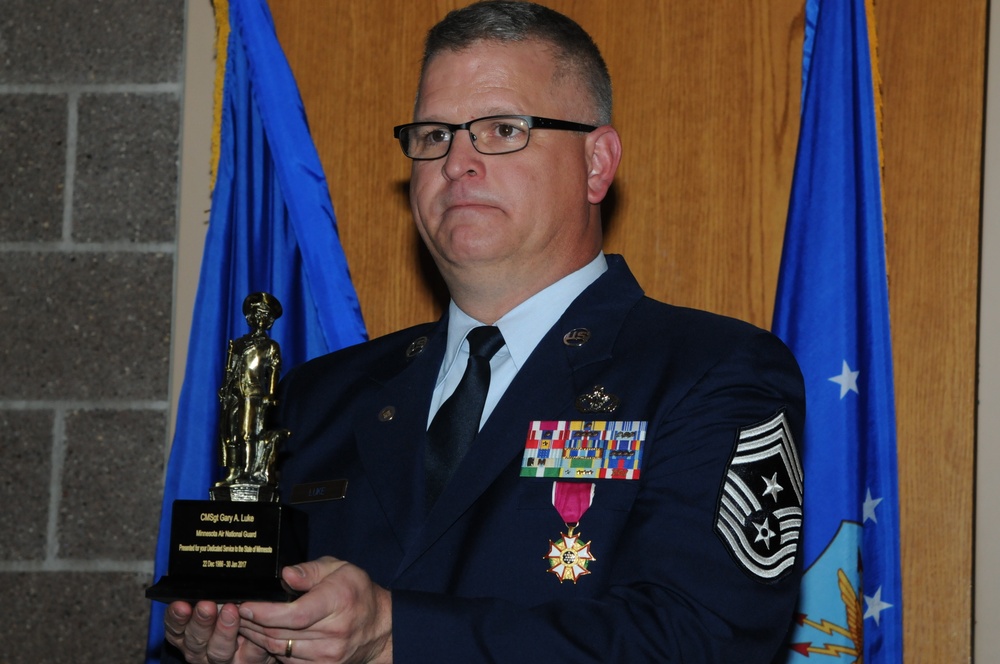 Minnesota Command Chief Master Sgt. Luke Retirement