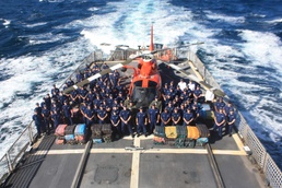 Coast Guard Cutter Tahoma returns to Maine following 49-day patrol, $90 million cocaine interdiction