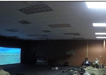 576th Clearance Company Simulates CBRN M4 Range