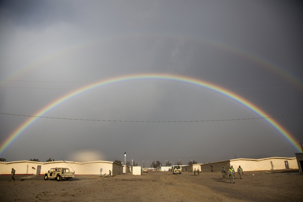 Rainbow over Ruba