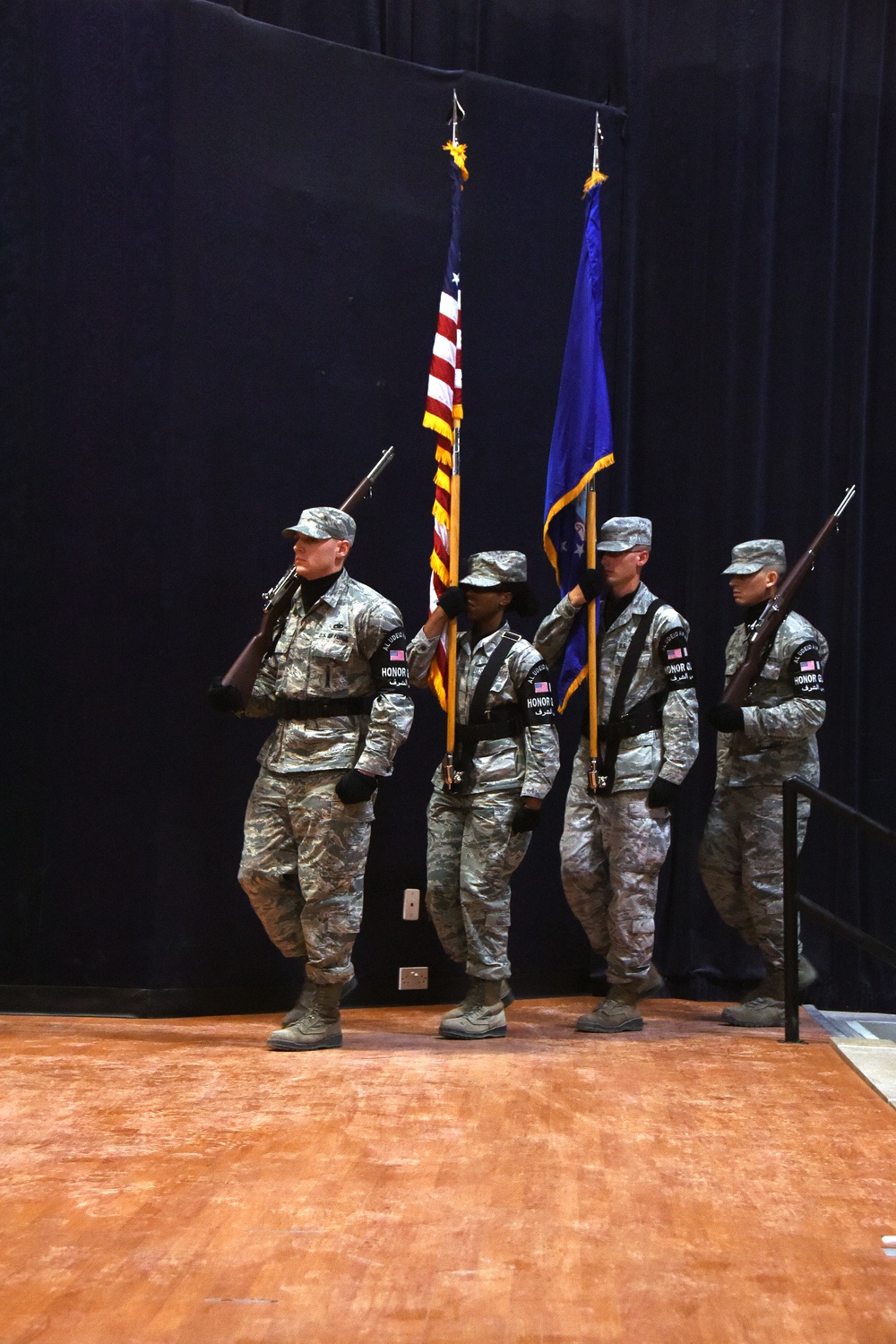 Honor guard upholds tradition, delivers percision
