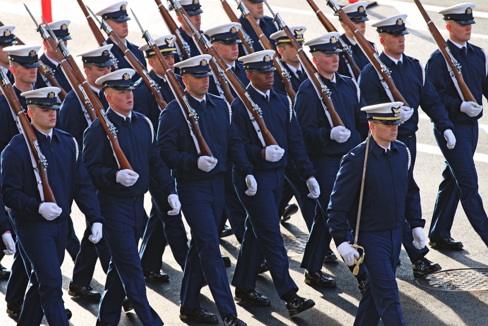 Coast Guard Honor Guard Inauguration Rehearsal