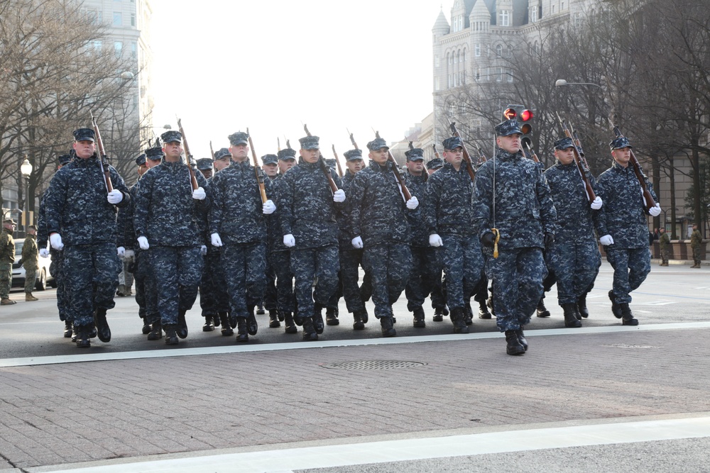 Rehearsal of the inaugural parade