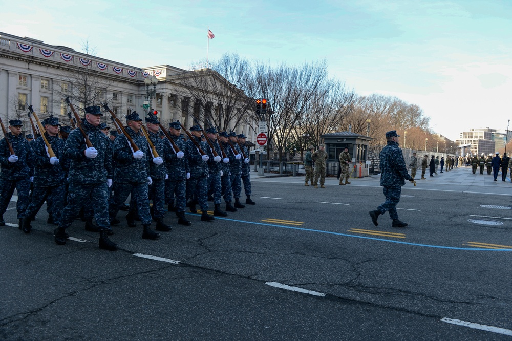 DoD inaugural parade dress rehearsal