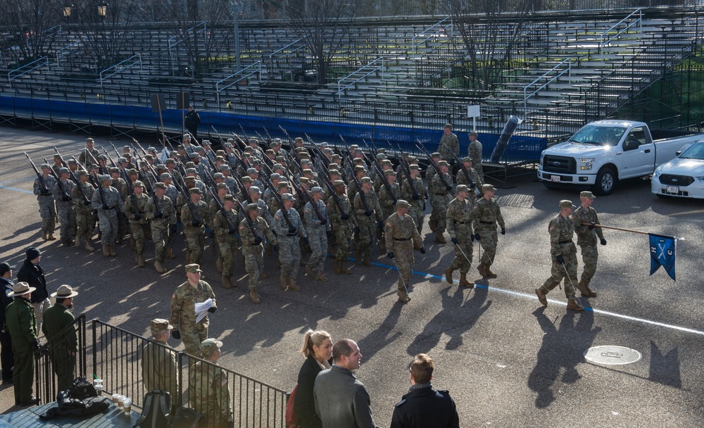 DoD conducts inaugaral parade rehearsal