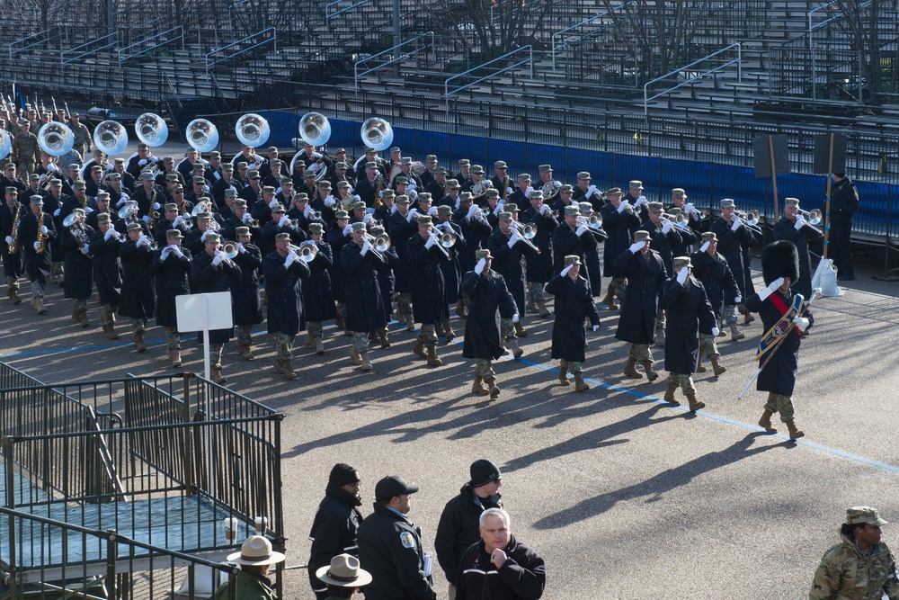 DoD conducts inaugaral parade rehearsal