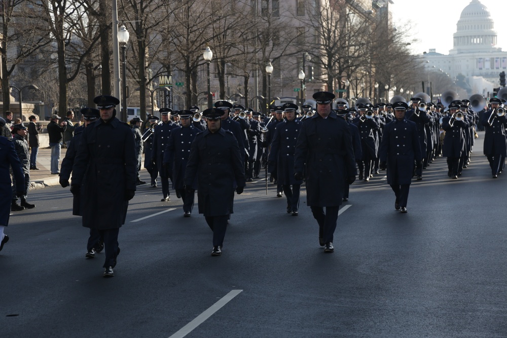 Rehearsal of the Inaugural parade
