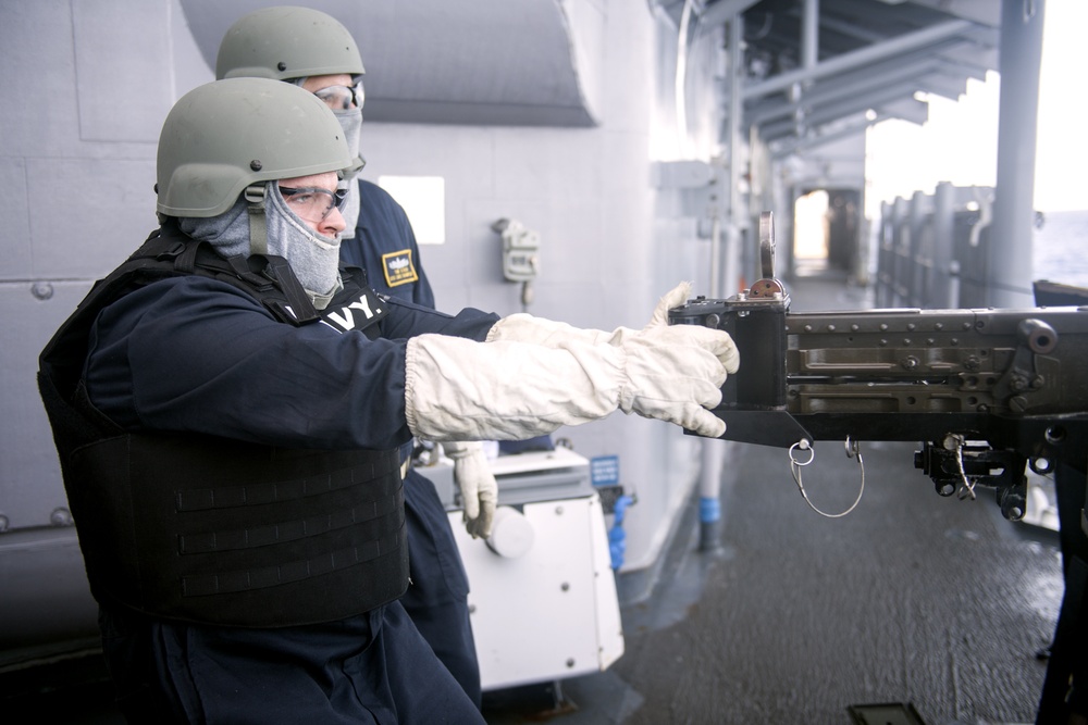 USS Lake Champlain (CG 57) Crew-Served Weapons