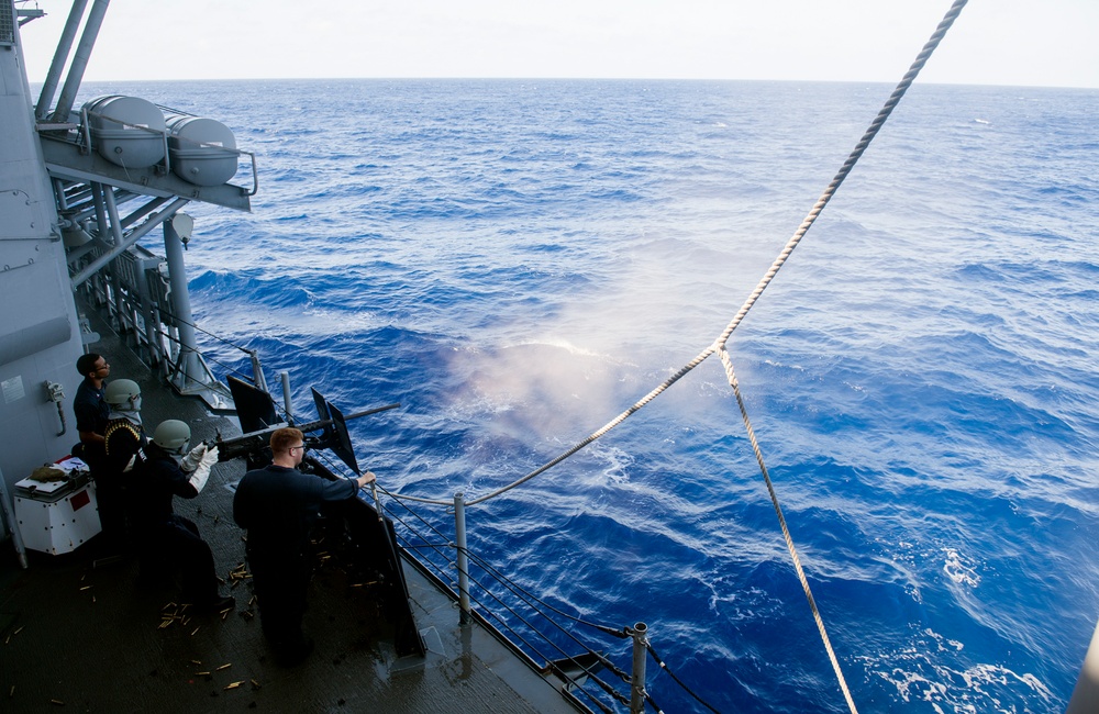 USS Lake Champlain (CG 57) Crew-Served Weapons
