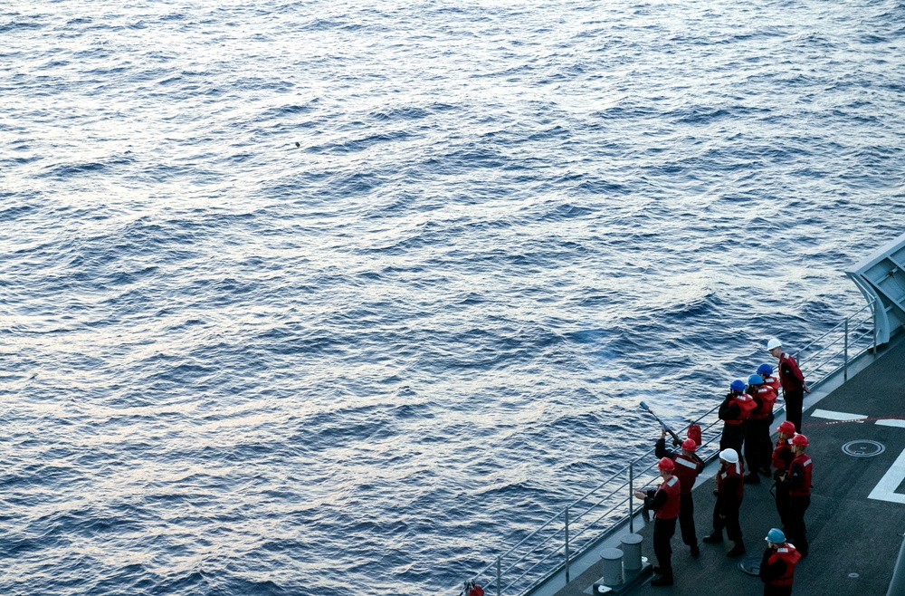 USS Lake Champlain (CG 57) Replenishment-at-sea