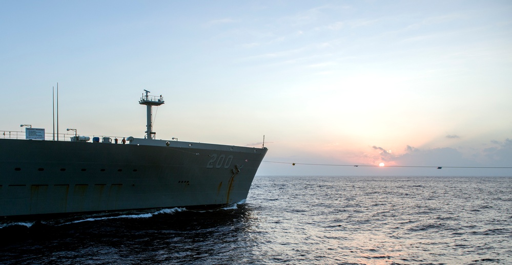 USS Lake Champlain (CG 57) Replenishment-at-sea