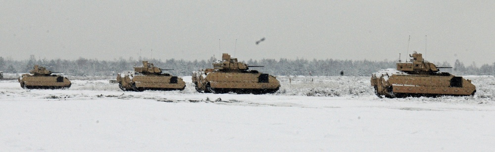 ‘Fighting Eagles’ conduct first gunnery range in Poland