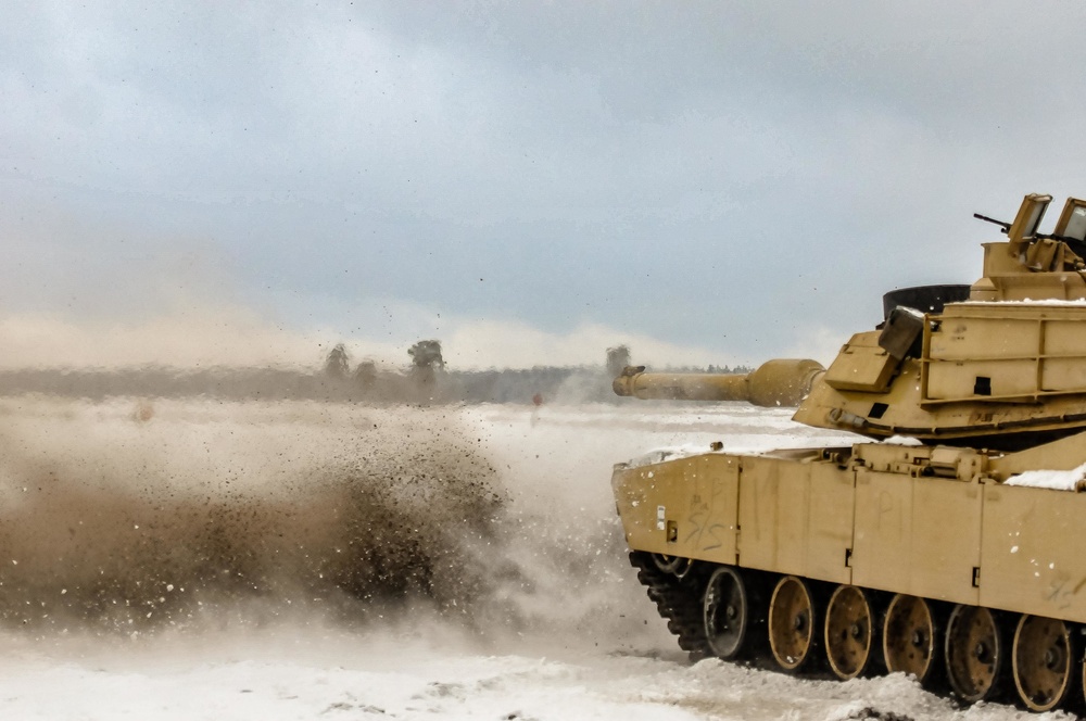 3rd ABCT, 4th ID, tanks fire first rounds in Poland