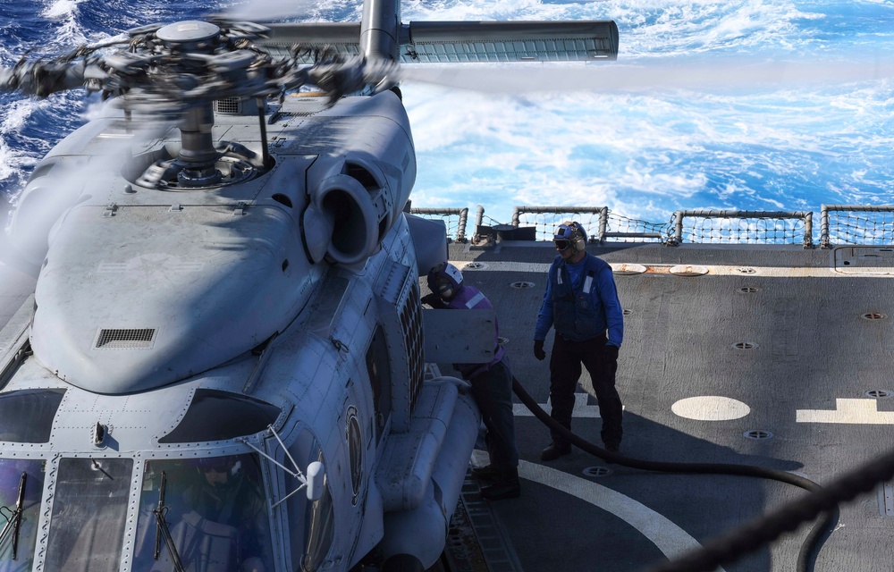 Flight Quarters on USS Wayne E. Meyer (DDG 108)