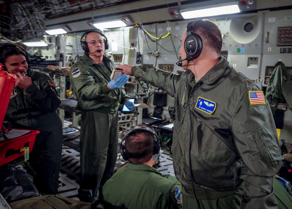 Flying medics soar across mission training
