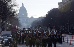 Soldiers dress rehearse for 58th presidential inauguration