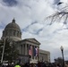 B-2 soars during Missouri Governor's inauguration